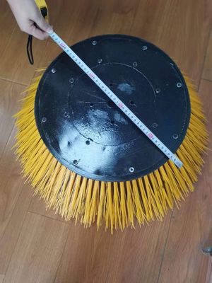 ID55 OD400mm PP Disc Plate Road Sweeper Side Broom bending resistance