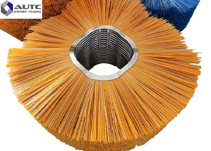 Customized Snow Sweeper Brush Bristle Sweeper For Farms Bobcat Road