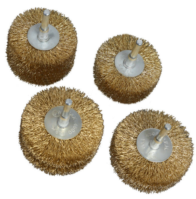 100 Brass Wire Brush , Non Sparking Safework Brass Wire Bevel Brush