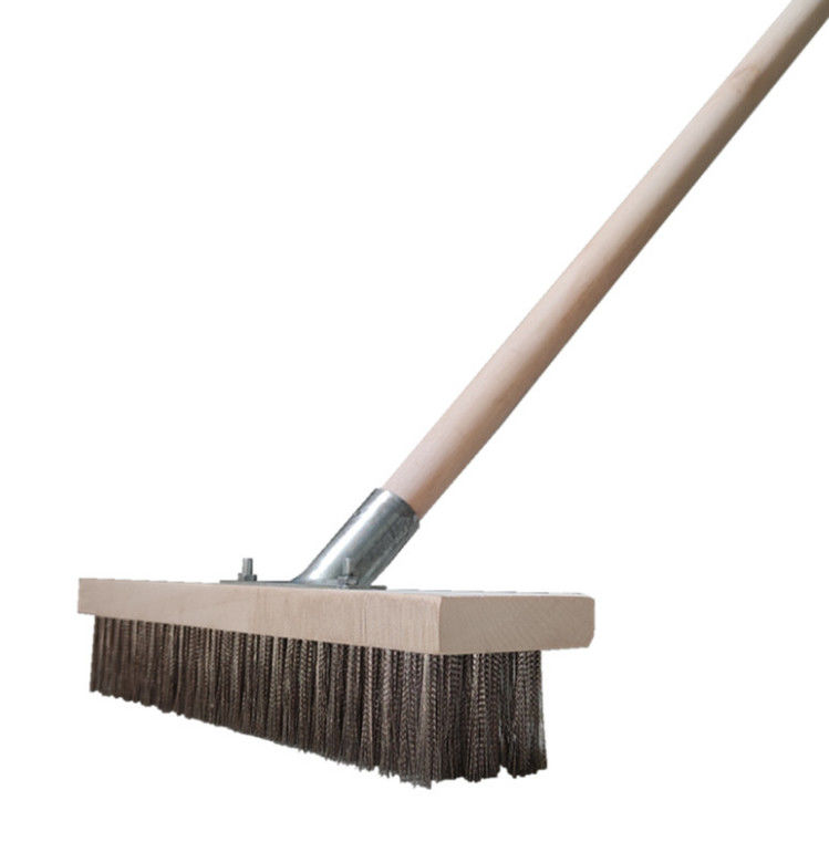 4cm Long Handle Stainless Steel Wire Brush For Cleaning Ship Deck Moss