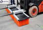 Floor Forklift Brush Sweeper Industrial Warehouses High Density Easy Installation