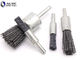 Mini Steel Wire Polishing Brush 16mm / 24mm Crimped Wire Wheel Brush Lightweight High Performance Oem / Odm