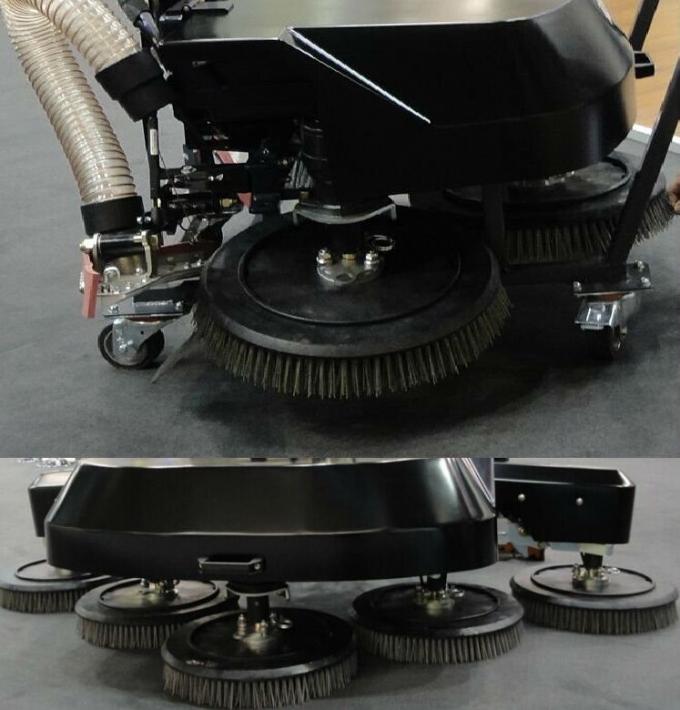 Malish Rotating Scrub Brush Stainless Steel Wire Floor Carpet Scrubber