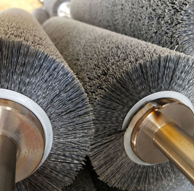 1.8mm Abrasive Wire Roller Brush Solid Wood Floor Polishing Brush