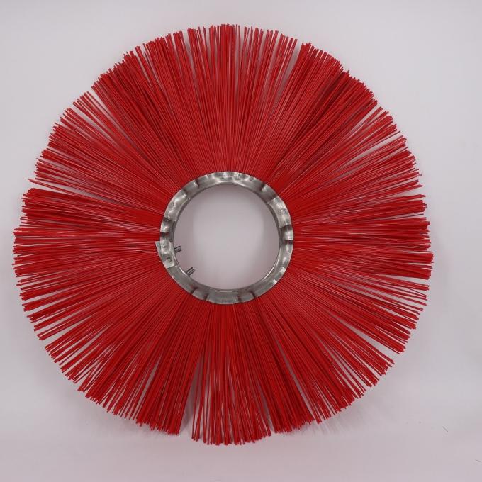 PP Wires Convoluted Wafer Brushes For Bobcat Skid Steer Loader