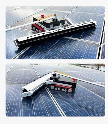 Remote Control Crawler Photovoltaic Cleaning Robot