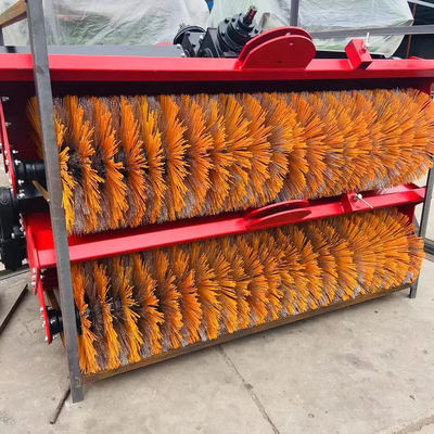 Wafer Brush For Tractor Mounted Road Maintenance Snow Sweeper