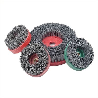 Silicon Carbide Abrasive Wire Disc Brush Evenly Ground And Firmly Bristled