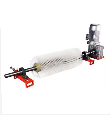 Electric Roller Brush Cleaner For Power Plant Cement Belt Conveyor Cleaner