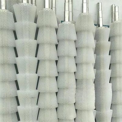 Cleaning Roller Spiral Trapezoidal Nylon Industrial Brush Roller