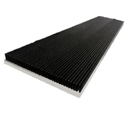 Metal Aluminum Sheet Buffer Assembly Replacement Panel Bristles Tufted Brush Table