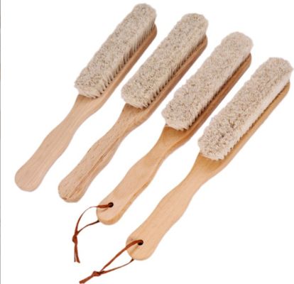 Long Handle Horse Hair Long Handle Soft Hair Shoe Brush Sweep Bed Brush Coat Cleaning Brush