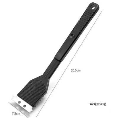 Cleaning Brush BBQ Stainless Steel Cleaning Derusting Brush BBQ Oven 3-in-1 Brush