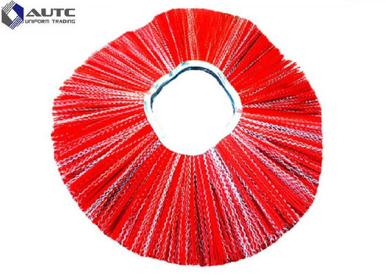 Bobcat Ring Road Wafer Street Sweeper Road Snow Sweeper Brush Wafer PP / Steel / Mix Cleaning Brushes Customized Size