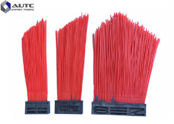 PP Wire Strip Road Sweeper Sanitation  Brushes , PP Mixed Steel Wire Bolck Road Cleaning Brush Durable