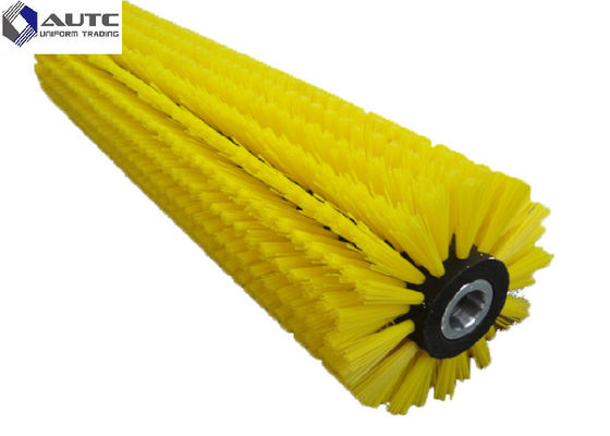 Customized Size PP Nylon Industrial Roller Brushes Cylindrical Wire Brush Dampening Spiral Roller Brush