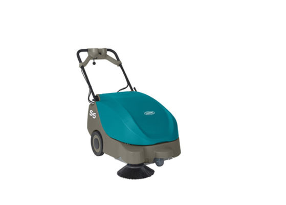 Durable Battery Powered Floor Sweeper With Double Reverse Rotation Brush