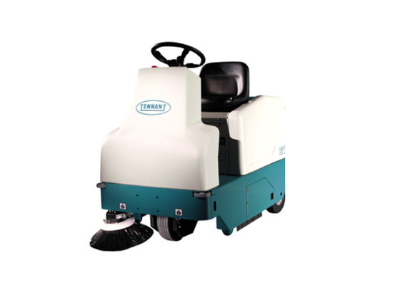 Easy Handling Industrial Floor Sweeper Machine Ride On Floor Sweeper Quiet Cleaning