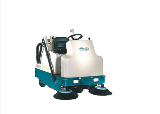 Battery Powered Industrial Floor Sweeper Machine Compact Driving Sweeper