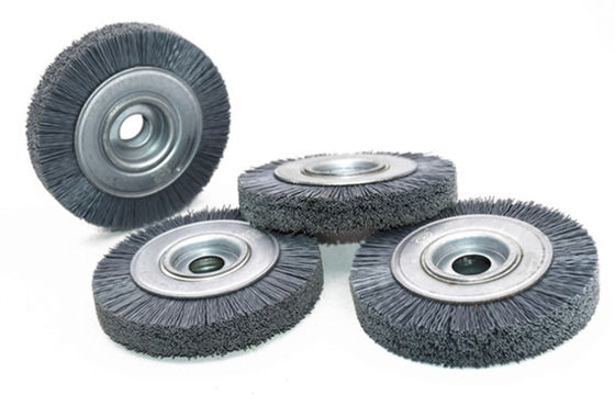 400 Grit Derusting Dia 0.6mm Crimped Wire Wheel Brush high carbon steel wire. Corrugated wire