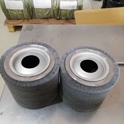 100% Abrasive Nylon Roller Brush For Polishing Wood Top Grade With Dupont Filament With Customized Diameter