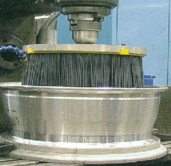 Deburring brush for CNC milling machine Glueinjected abrasive wire