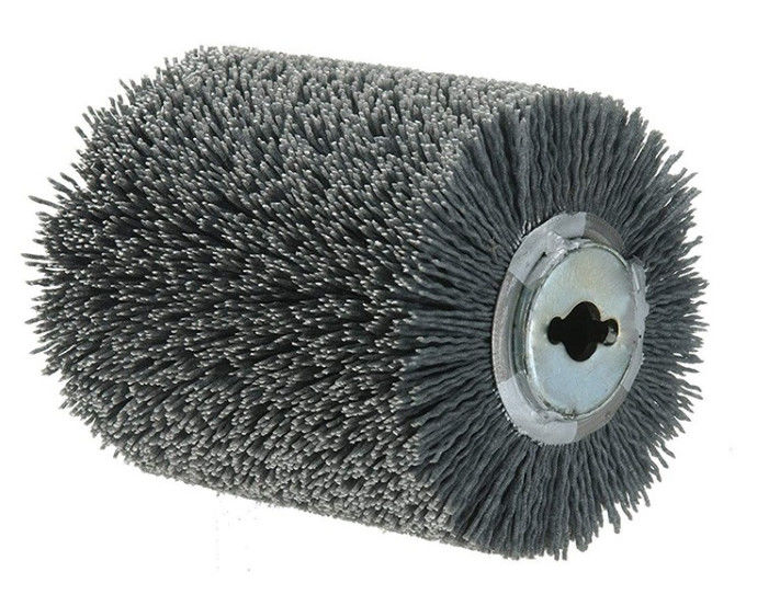 46100 Grit Fine Nylon Corded Cylinder Wheel Brush Sanding For Wood