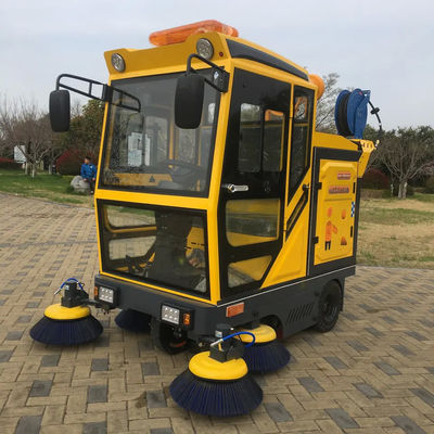 Large Trash Rash Bin Capacity 60L-150L Of Road Sweeper Battery Street Cleaning Machine