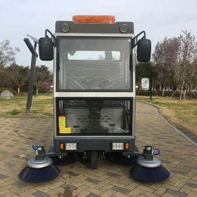 Large Trash Rash Bin Capacity 60L-150L Of Road Sweeper Battery Street Cleaning Machine