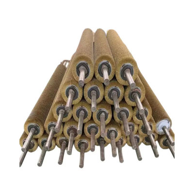 Metal Bristle Brush Rolls Are Used In Brush Machines For Polishing