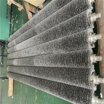 Metal Bristle Brush Rolls Are Used In Brush Machines For Polishing