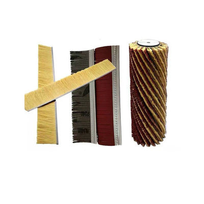 Woodworking Sanding Accessories Curved Groove Spiral Combination Sisal Brush Roller