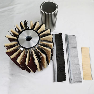 Woodworking Sanding Accessories Curved Groove Spiral Combination Sisal Brush Roller