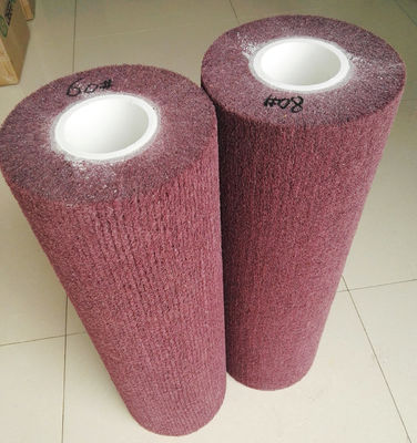 Cylindrical Non-Woven Flap Abrasive Metal Roller Brush For Polishing