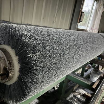 Denim Textile Fabric Surface Grinding Roller, Silicon Carbide Abrasive Wire Grinding Brush Roller