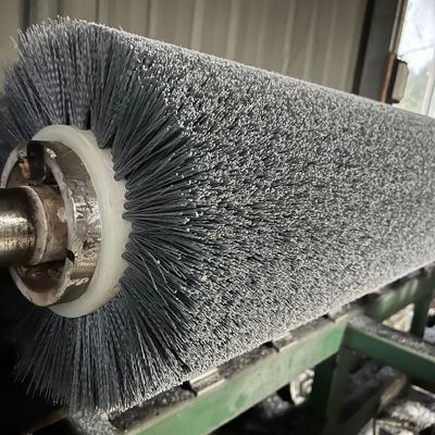 Denim Textile Fabric Surface Grinding Roller, Silicon Carbide Abrasive Wire Grinding Brush Roller