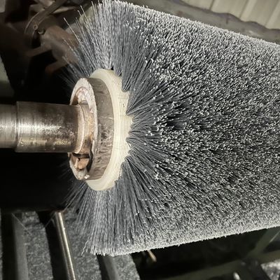 Denim Textile Fabric Surface Grinding Roller, Silicon Carbide Abrasive Wire Grinding Brush Roller