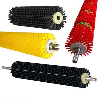 Polishing Brush Roller Cleaning Machine, Hair Planting Nylon Brush Roller