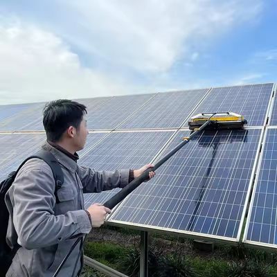 Handheld Photovoltaic Cleaning Electric Roller Brush, Dry Cleaning, Water Washing Dual-purpose Cleaning Brush