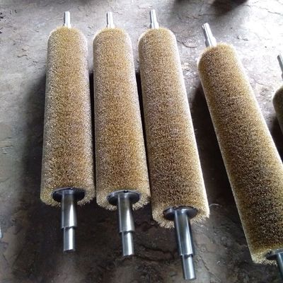 Copper Wire Winding Brush Roller Nylon Brush Roller