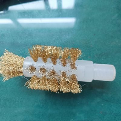 Ball Head Type Inner Hole End Face Cleaning , Polishing And Deburring Brush