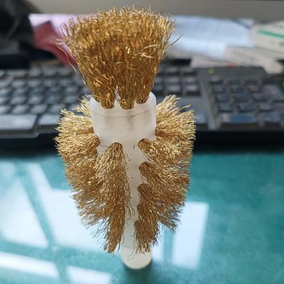 Ball Head Type Inner Hole End Face Cleaning , Polishing And Deburring Brush