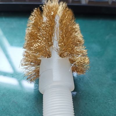 Ball Head Type Inner Hole End Face Cleaning , Polishing And Deburring Brush