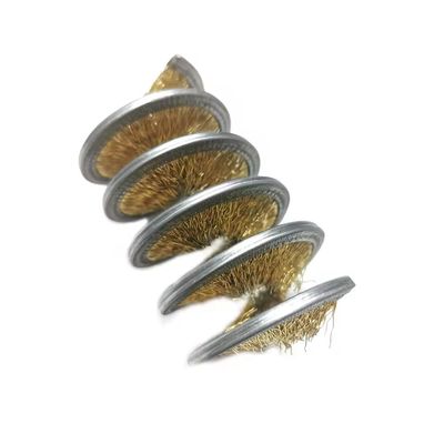 Sprial Rotary Inward Cleaning Inside Ring Inner SS Brass Spiral Wound Coil Brushes