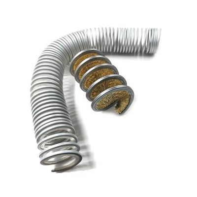 Sprial Rotary Inward Cleaning Inside Ring Inner SS Brass Spiral Wound Coil Brushes