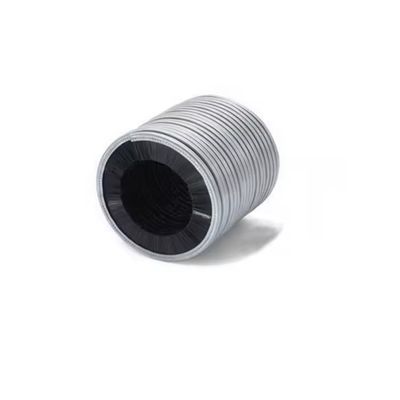Brass Coated Steel Spiral Strip Brush For Wire Cleaning Surface Treatment