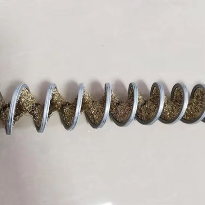 OD50MM-60MM Brass Steel Wire Spiral Brush Inner Coil for Cable Wire Rope Cleaning