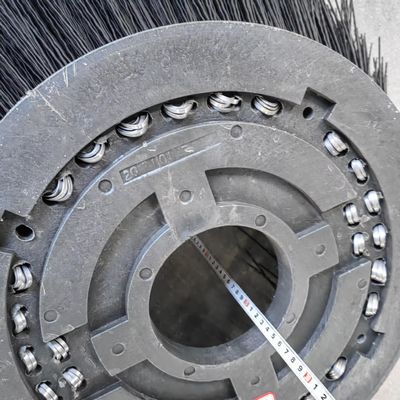 HAKO Gutter Broom Road Cleaning Brush With Flat Steel Wire And PP Bristles