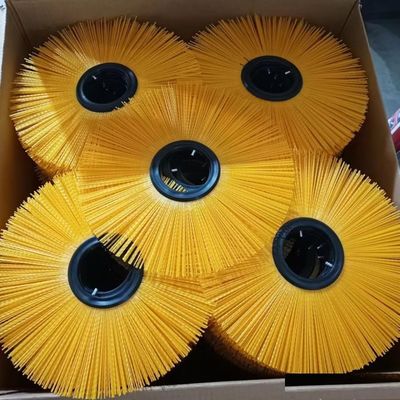 Plastic Core Wafer Brush High Hardness Poly Wire Flat Brush For Snow Cleaning
