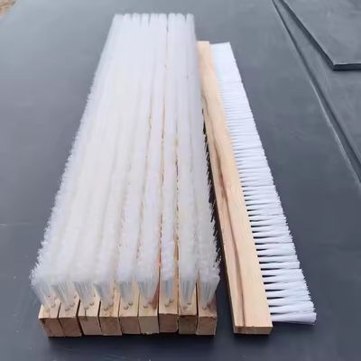 Industrial Aluminum Alloy Base Nylon Bristles Plate For Cleaning And Derusting